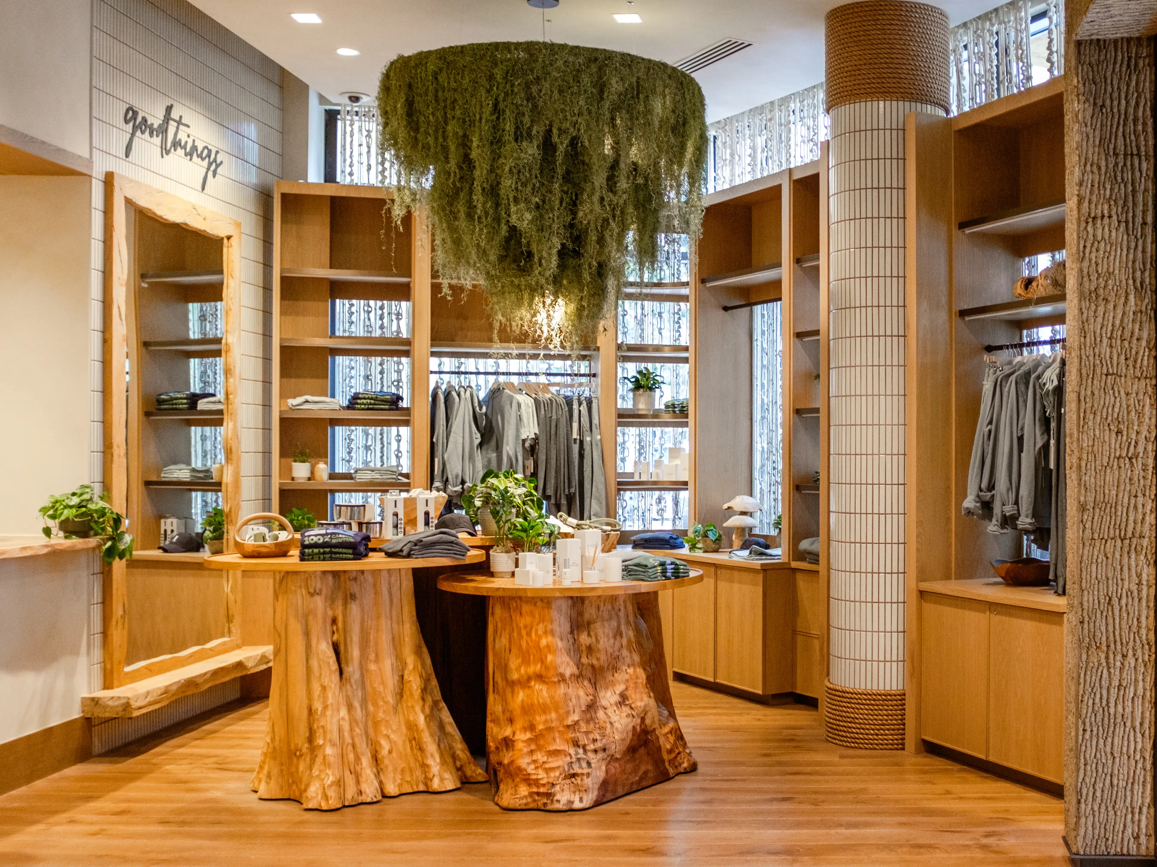 A nook of retail items for sale at 1 Hotel Seattle