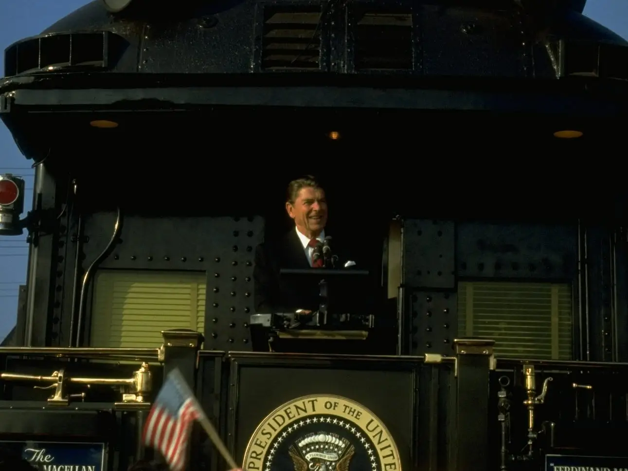 reagan presidential train car