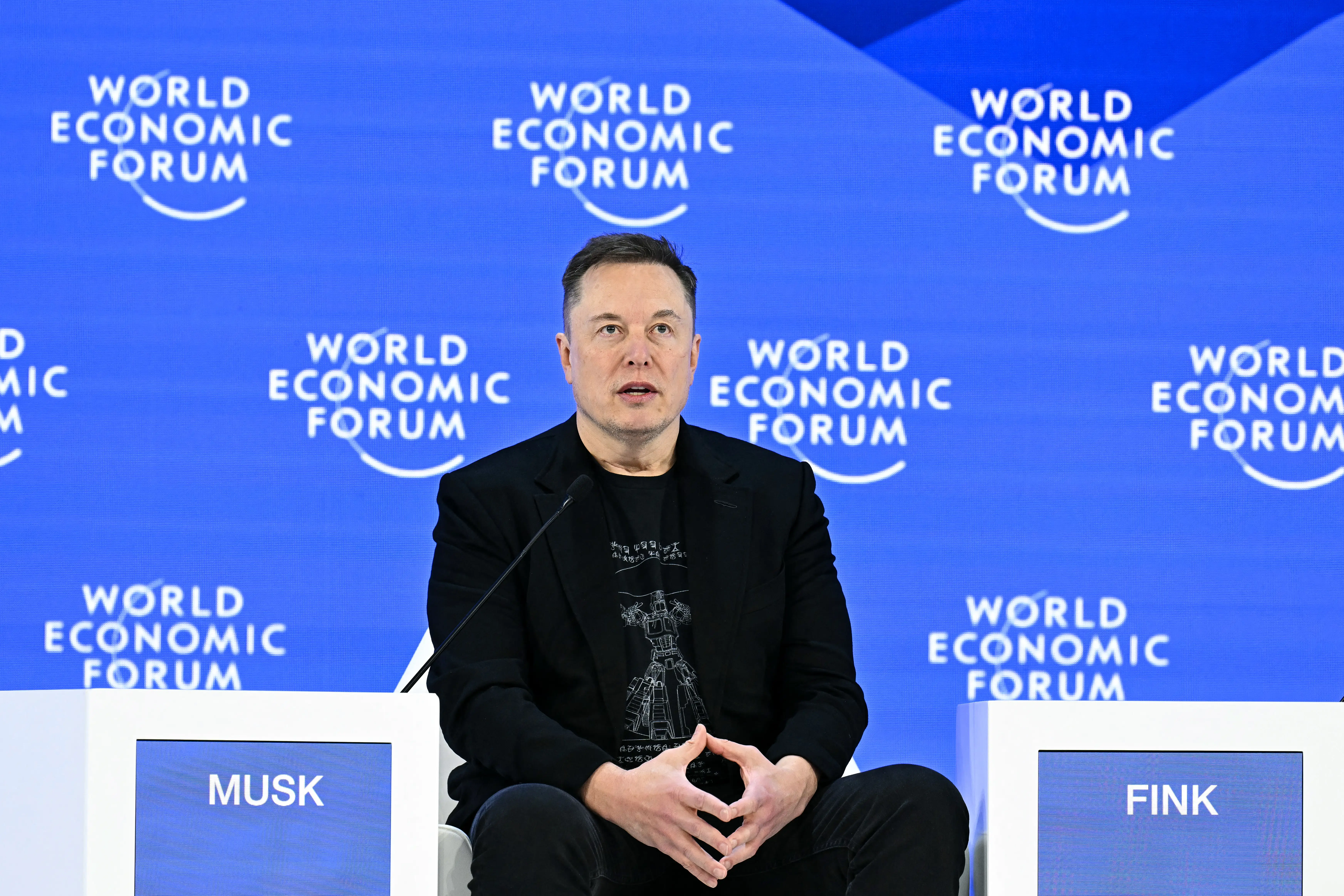 Elon Musk Davos