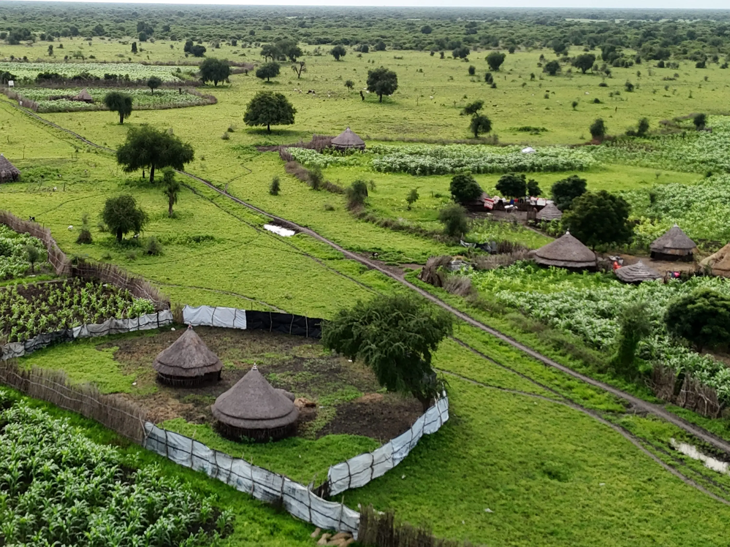 South Sudan village
