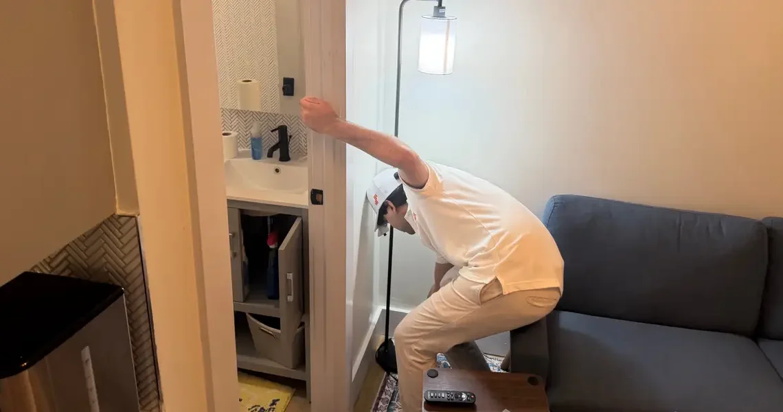 I let people wearing cameras clean my apartment and cook a meal for me for free