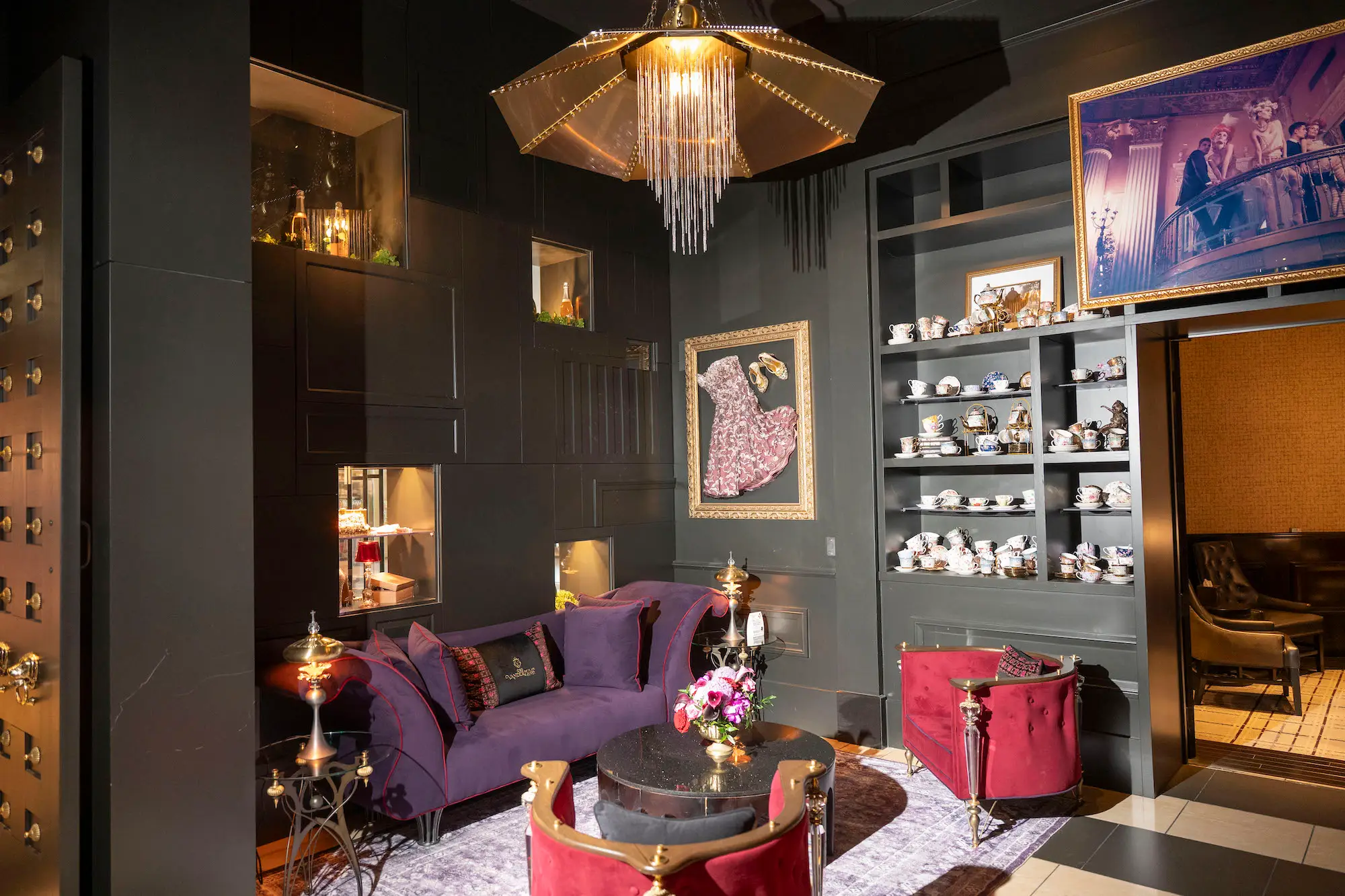The Vanderpump Hotel lobby