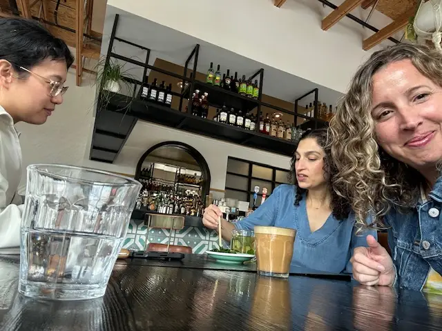 Women meeting for coffee