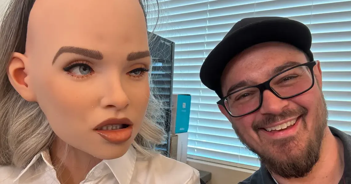 I tested a $125,000 robot with silicone flesh. Its jokes felt more human than anything else.