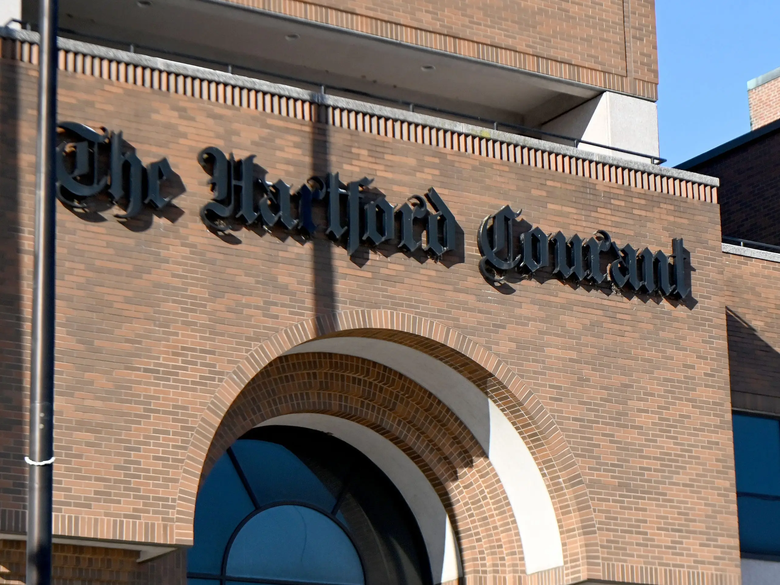 The Hartford Courant building on Broad Street on Wednesday, January 22, 2025, in Hartford