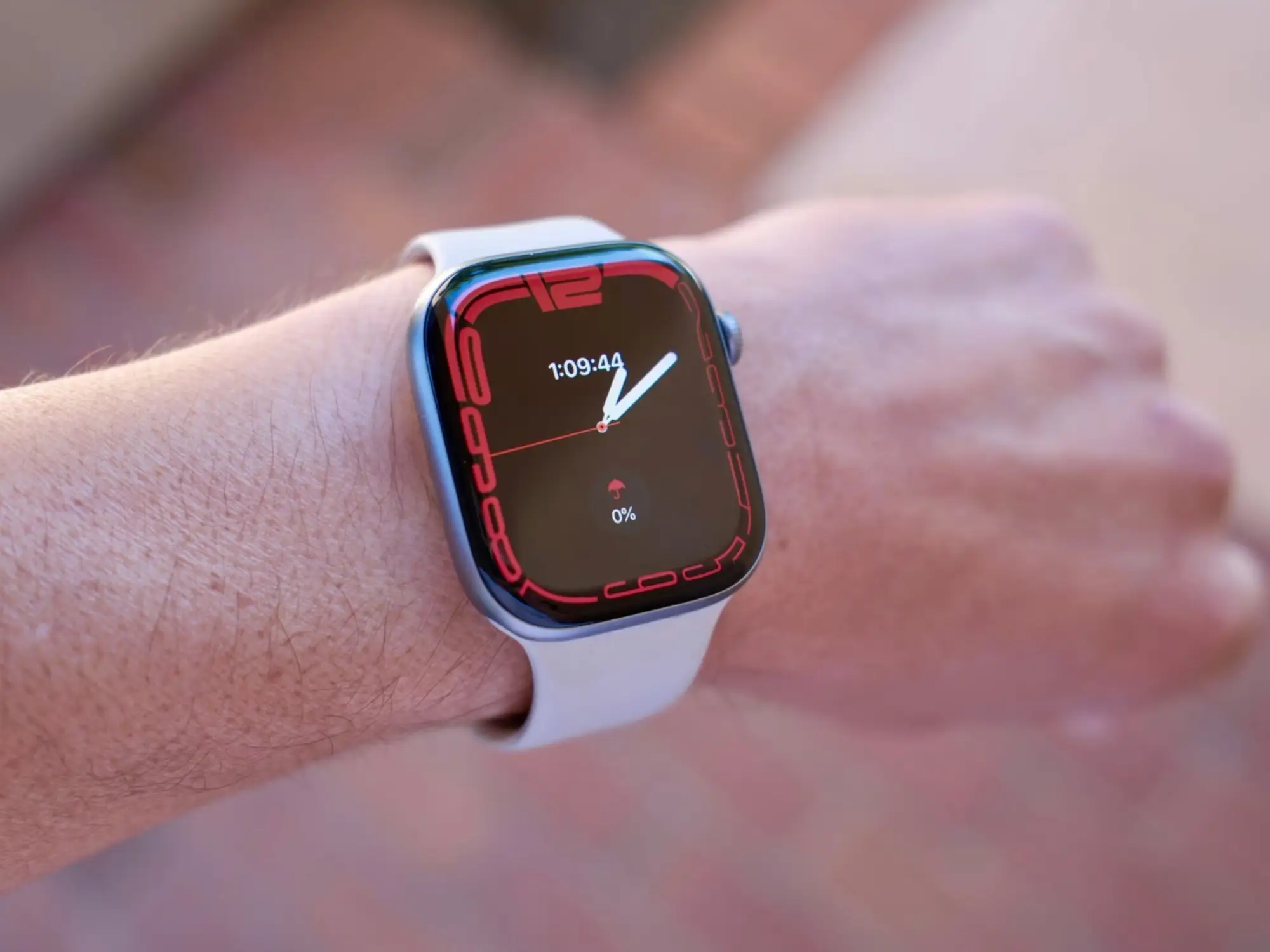 The Apple Watch Series 11 worn by a BI Reviews tech editor.