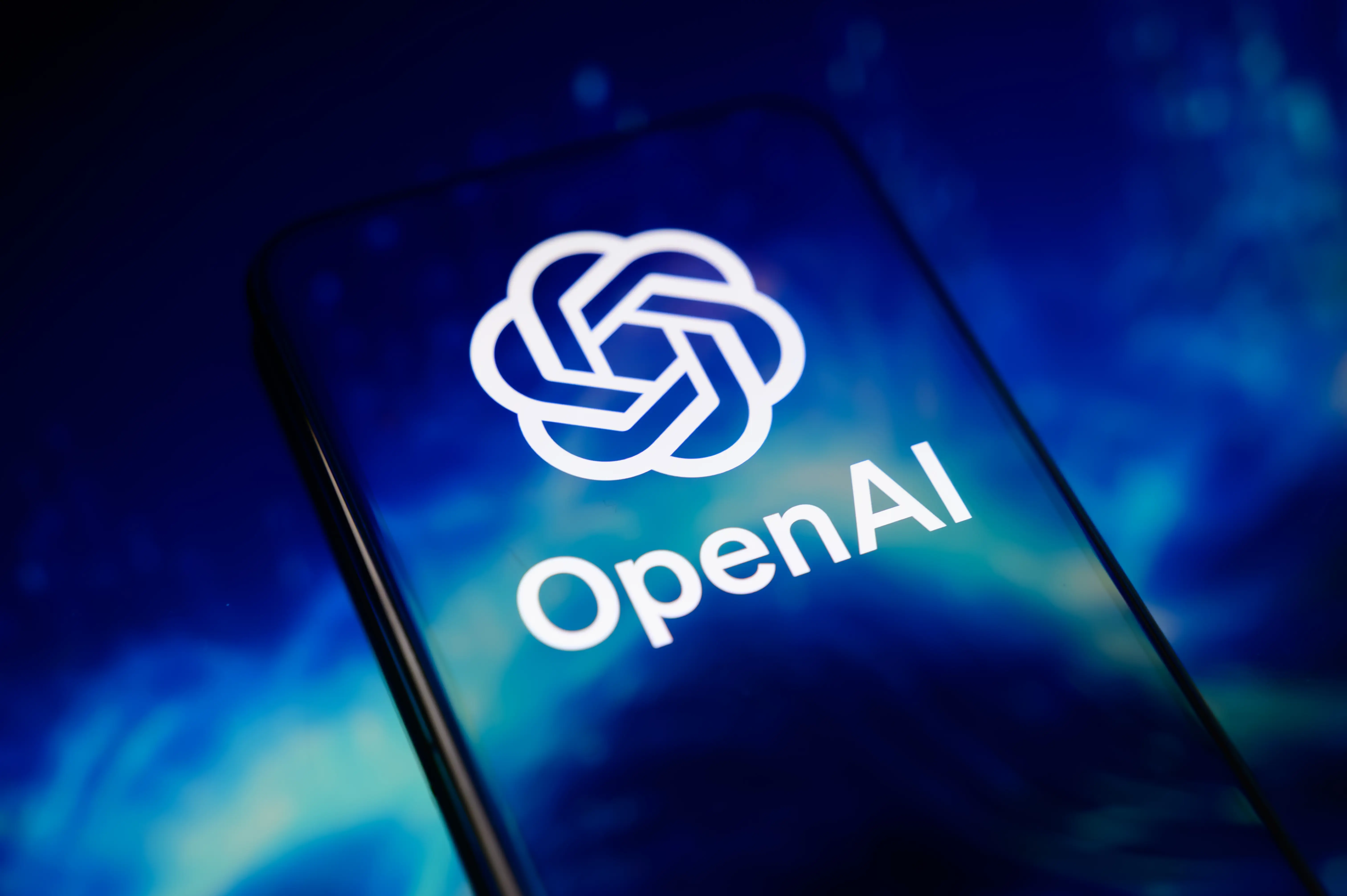 OpenAI logo.