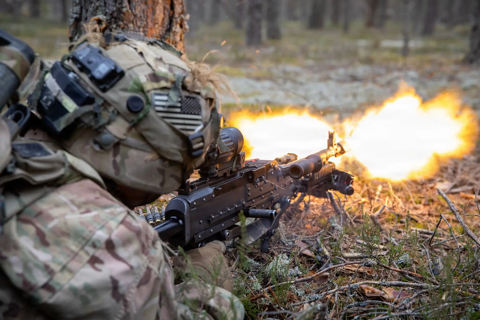 US soldiers trained with allies at Lithuania's Pabradė Training Area in May.