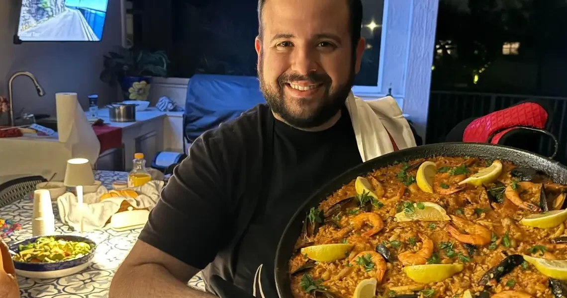 My family moved around in Florida, and I struggled to make friends. I eventually built a community around cooking paella.