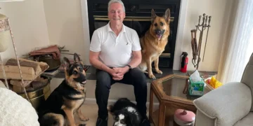 I built two wholesale businesses. When I retired at 72, I volunteered to raise service dogs to keep myself on a routine.