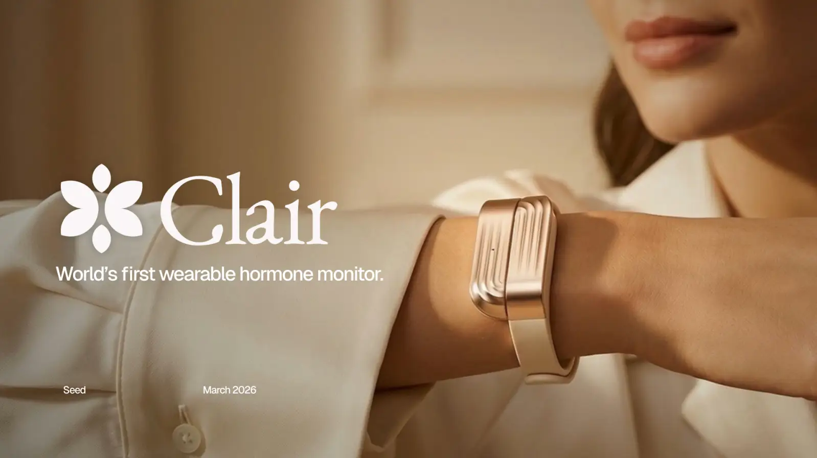 World's first wearable hormone monitor.