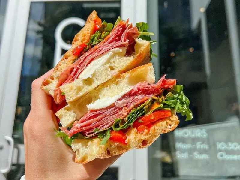 The Paradigm sandwich from Casetta Kitchen and Counter.
