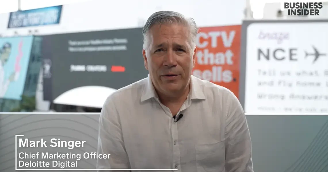 CMOs that embrace AI transformation are well positioned to be future CEOs, says Deloitte Digital’s Mark Singer