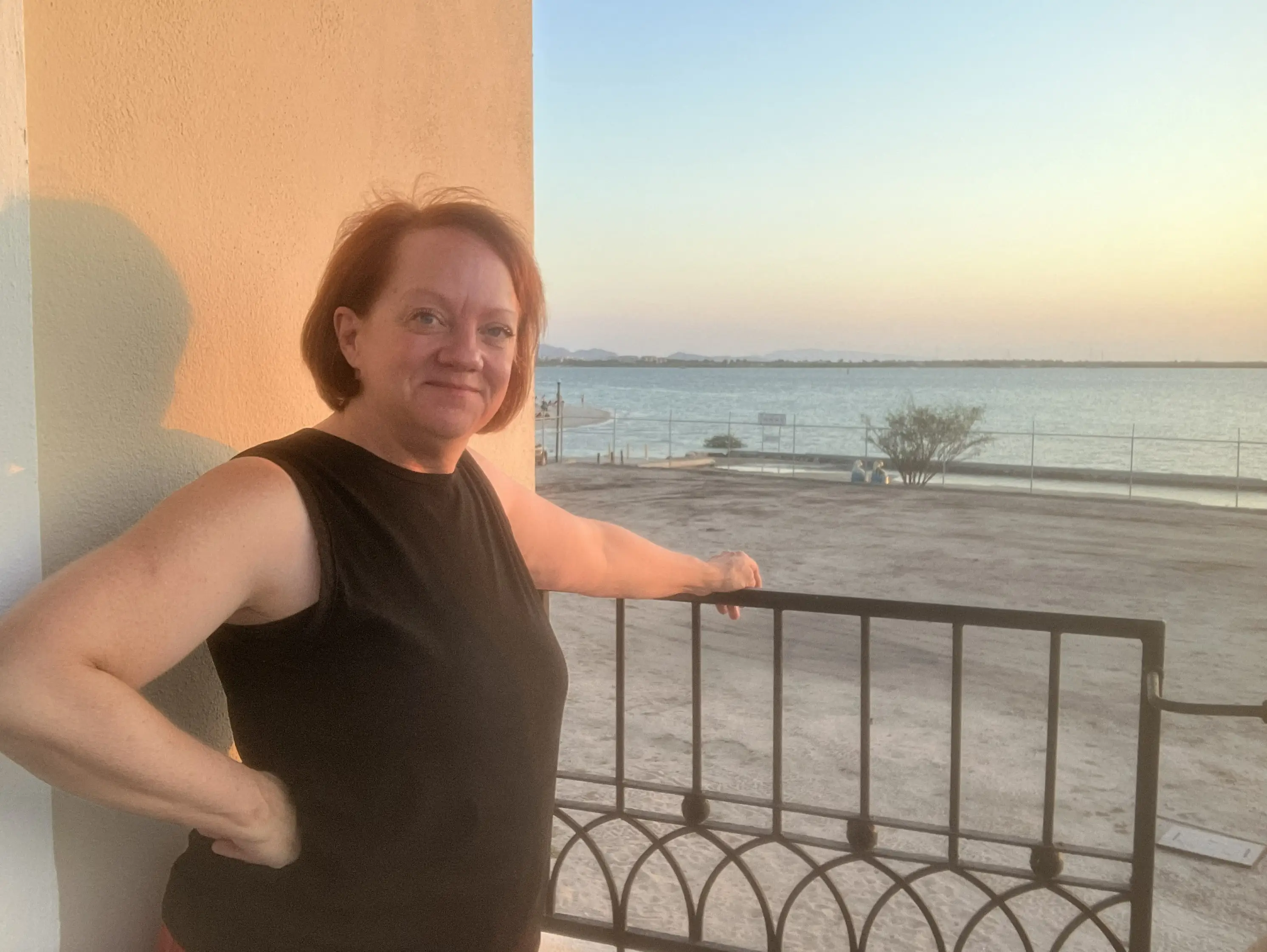 the author in Mexico