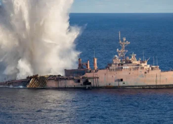 A Japanese submarine sank USS Juneau in World War II. One just did it again as the US and its allies train for a Pacific fight.