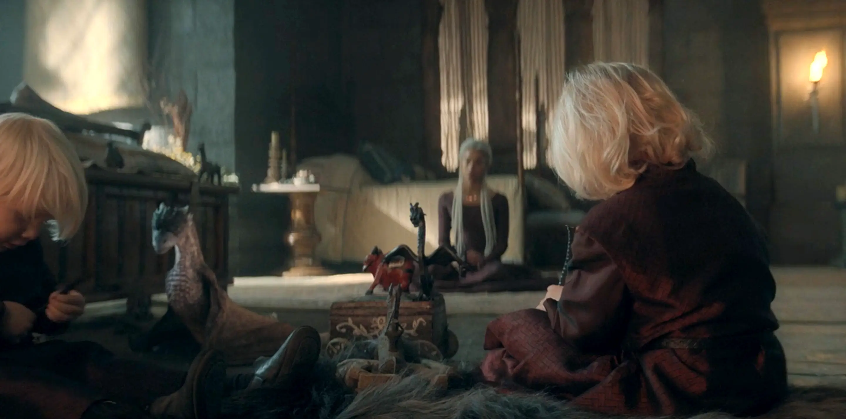 Rhaenyra's two youngest sons, Aegon III and Viserys II, in 