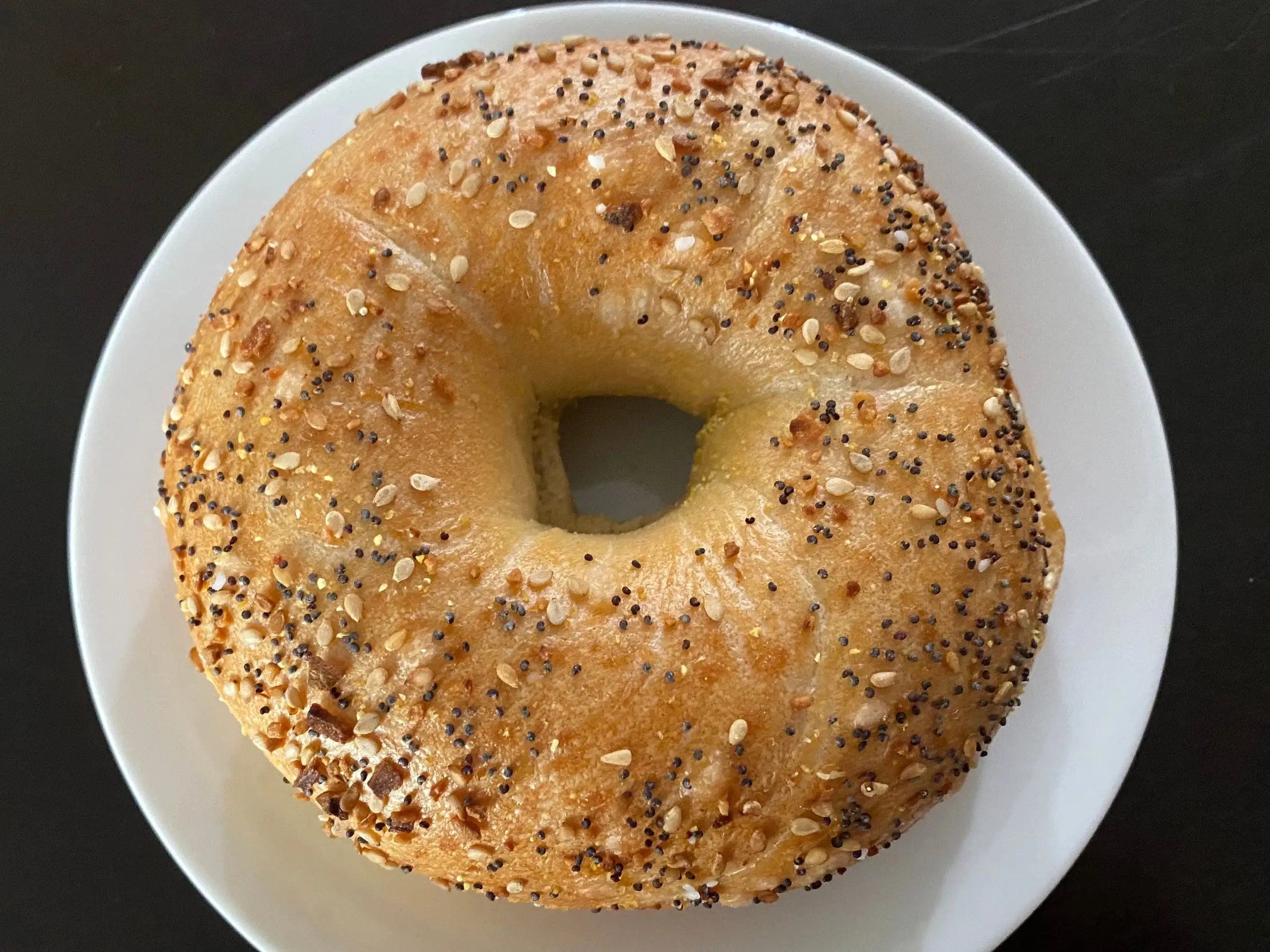 Einstein Bros everything bagel