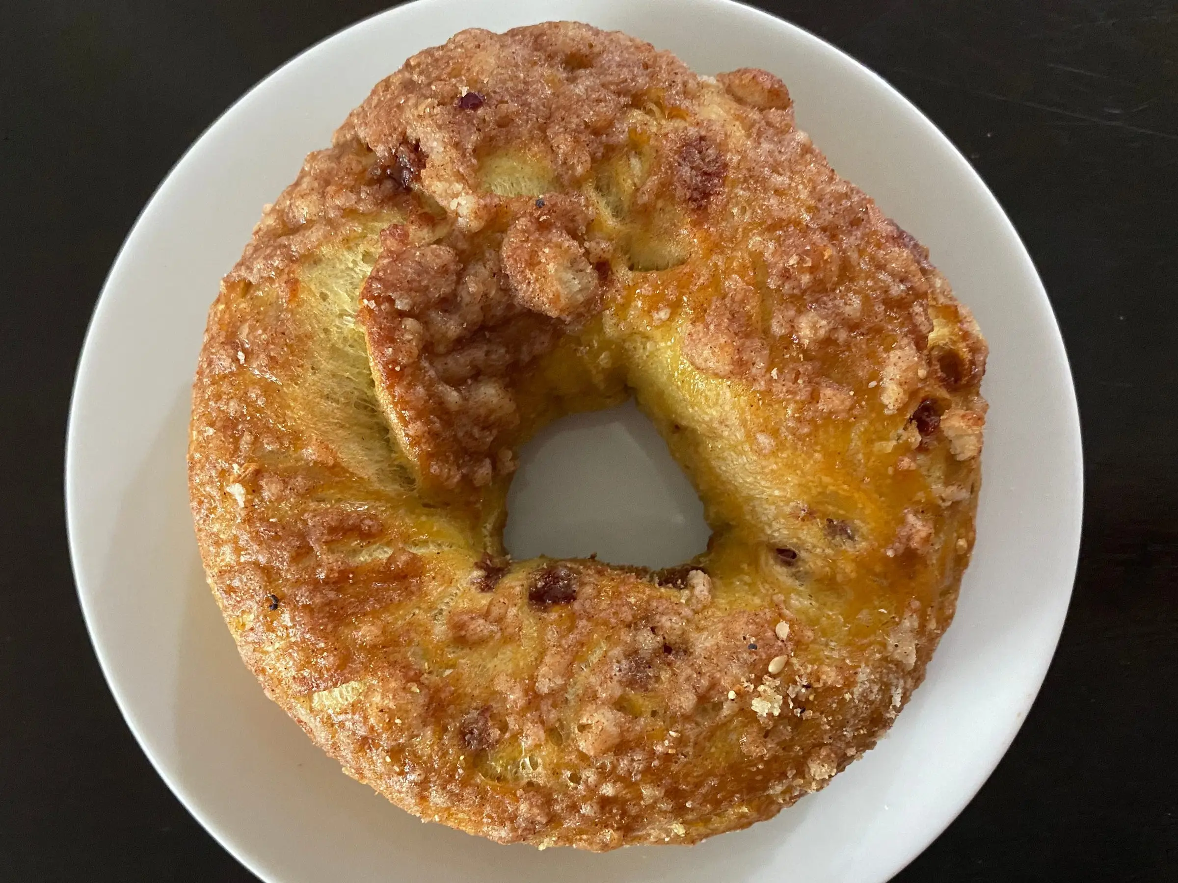 Einstein bros french toast bagel