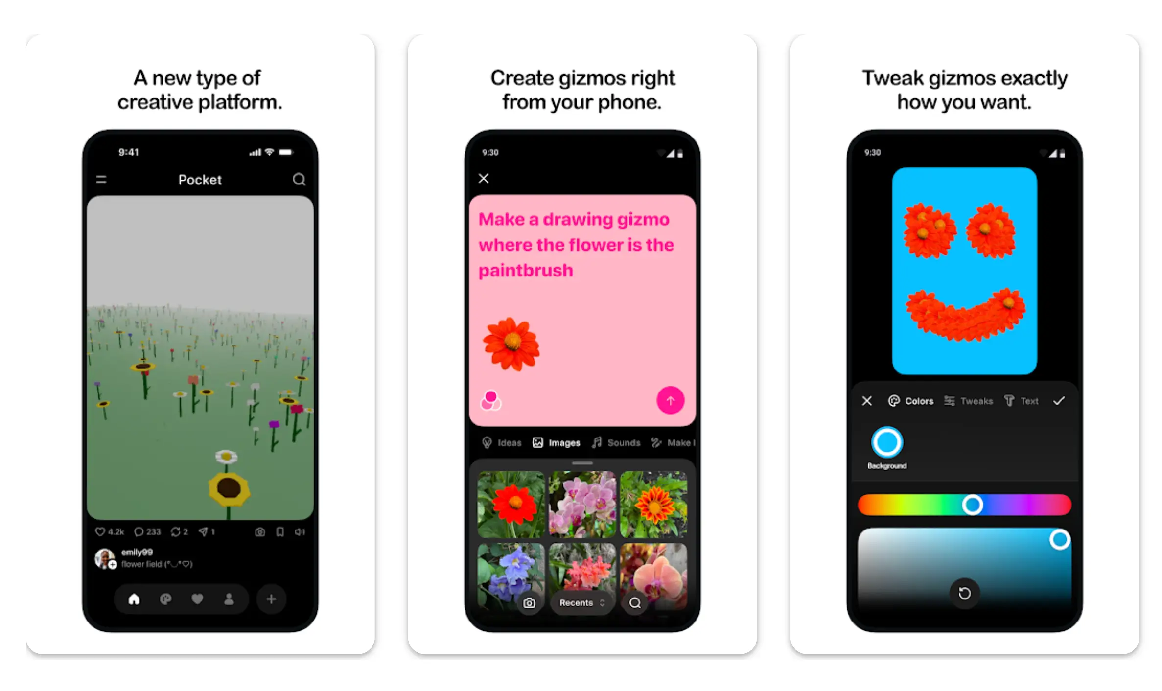 Screenshot of Pocket app from Meta