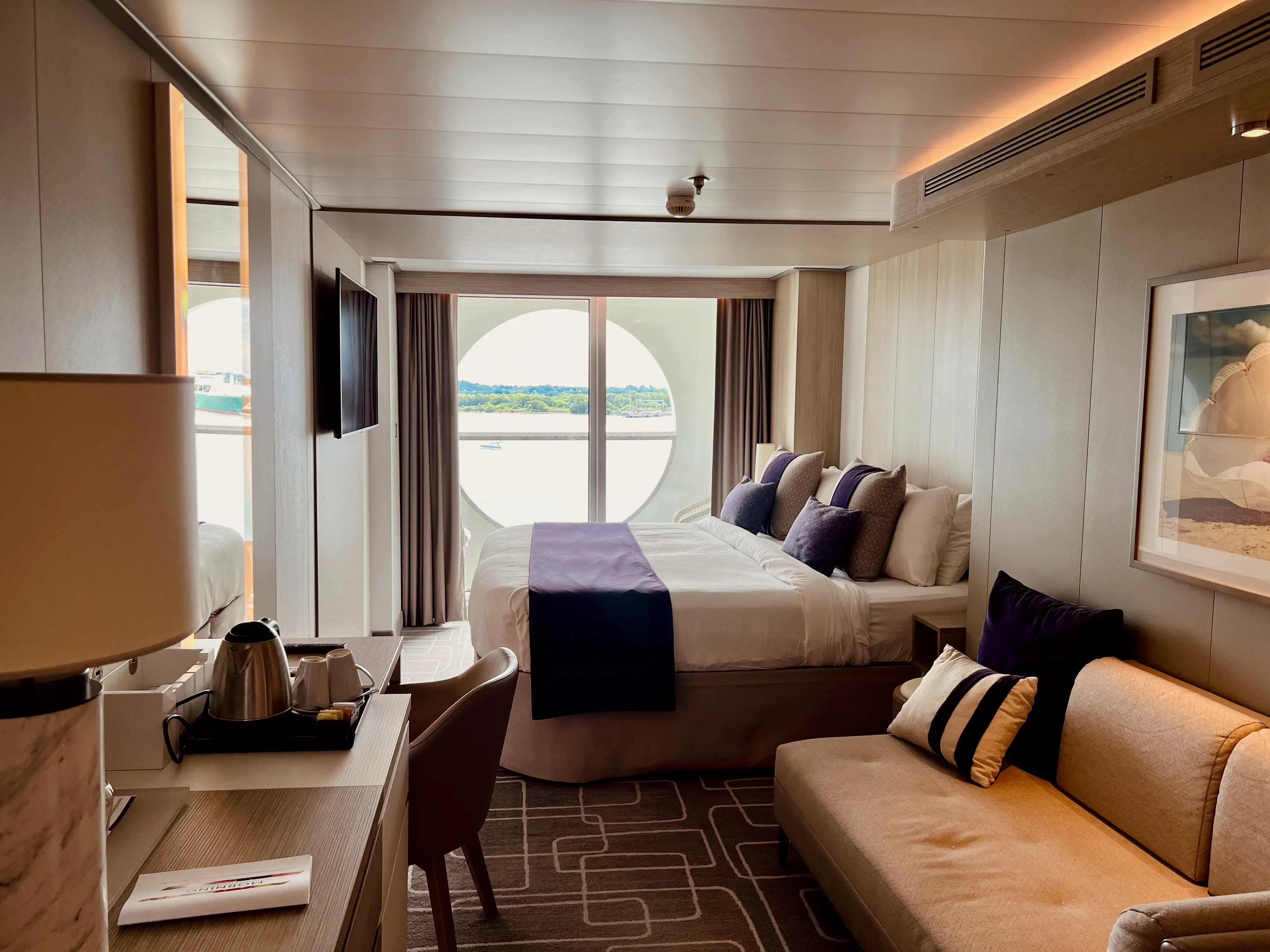 Deluxe porthole room on Celebrity Apex ship