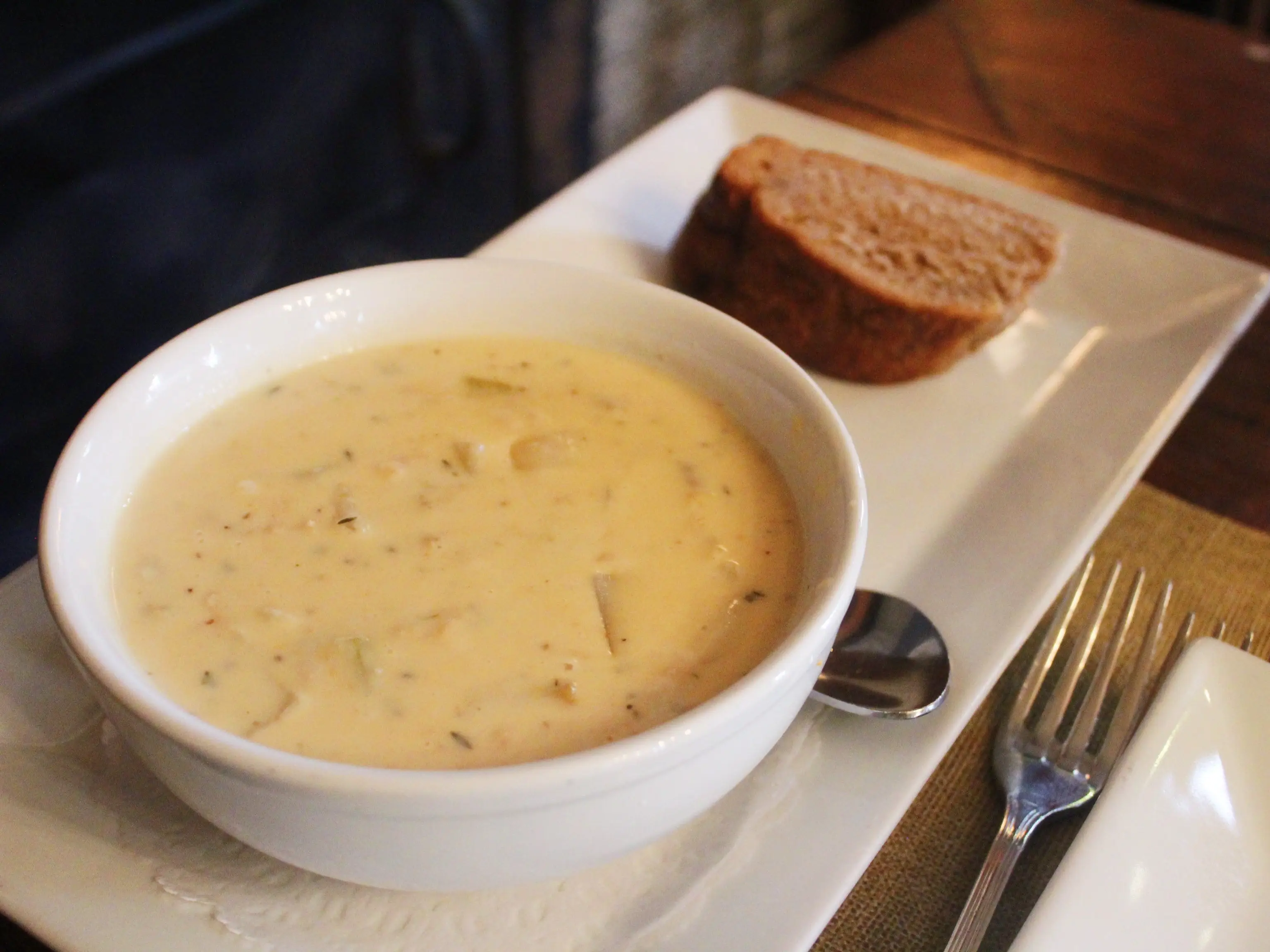 fraunces tavern clam chowder