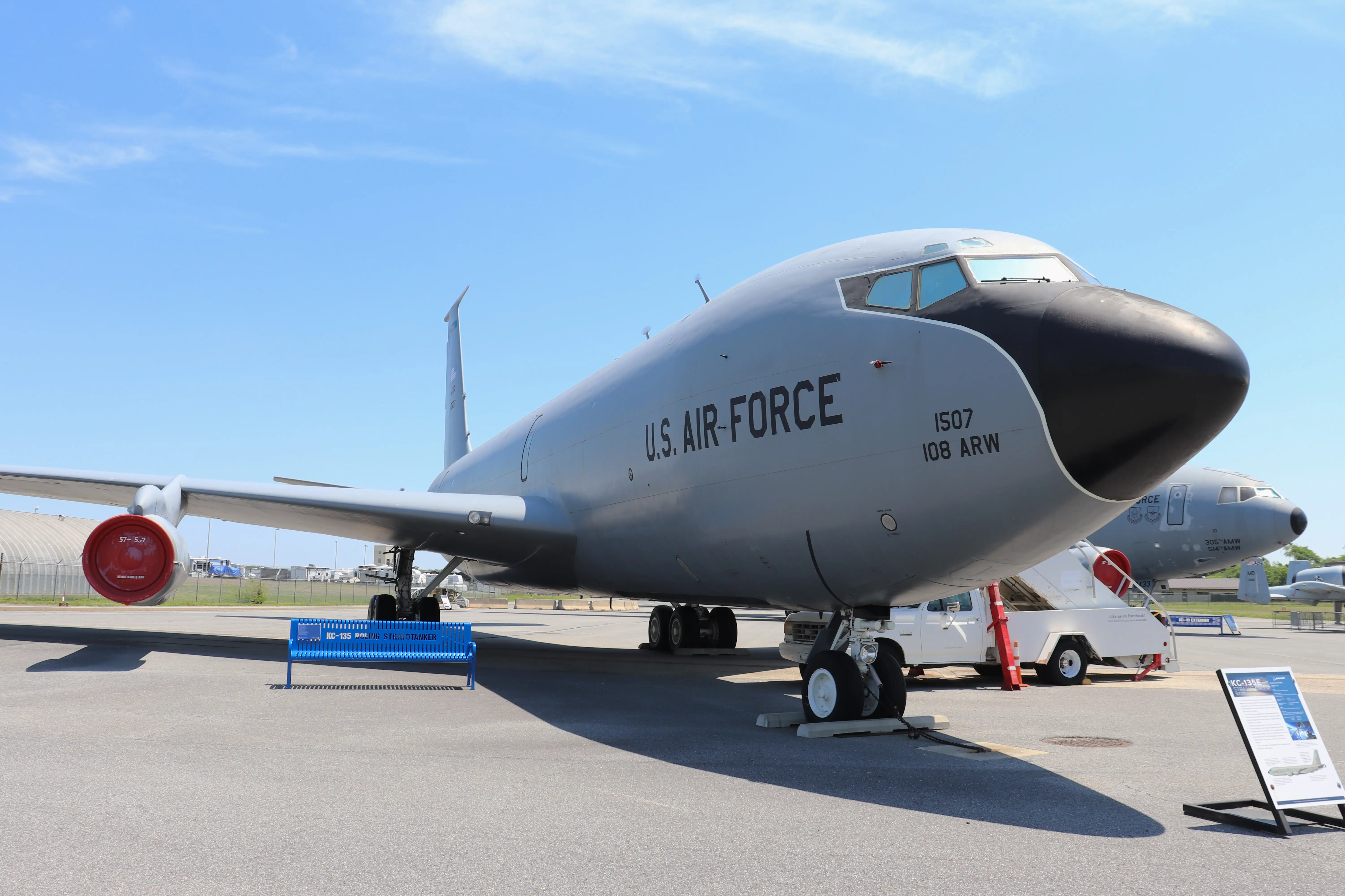 A KC-135E Stratotanker.