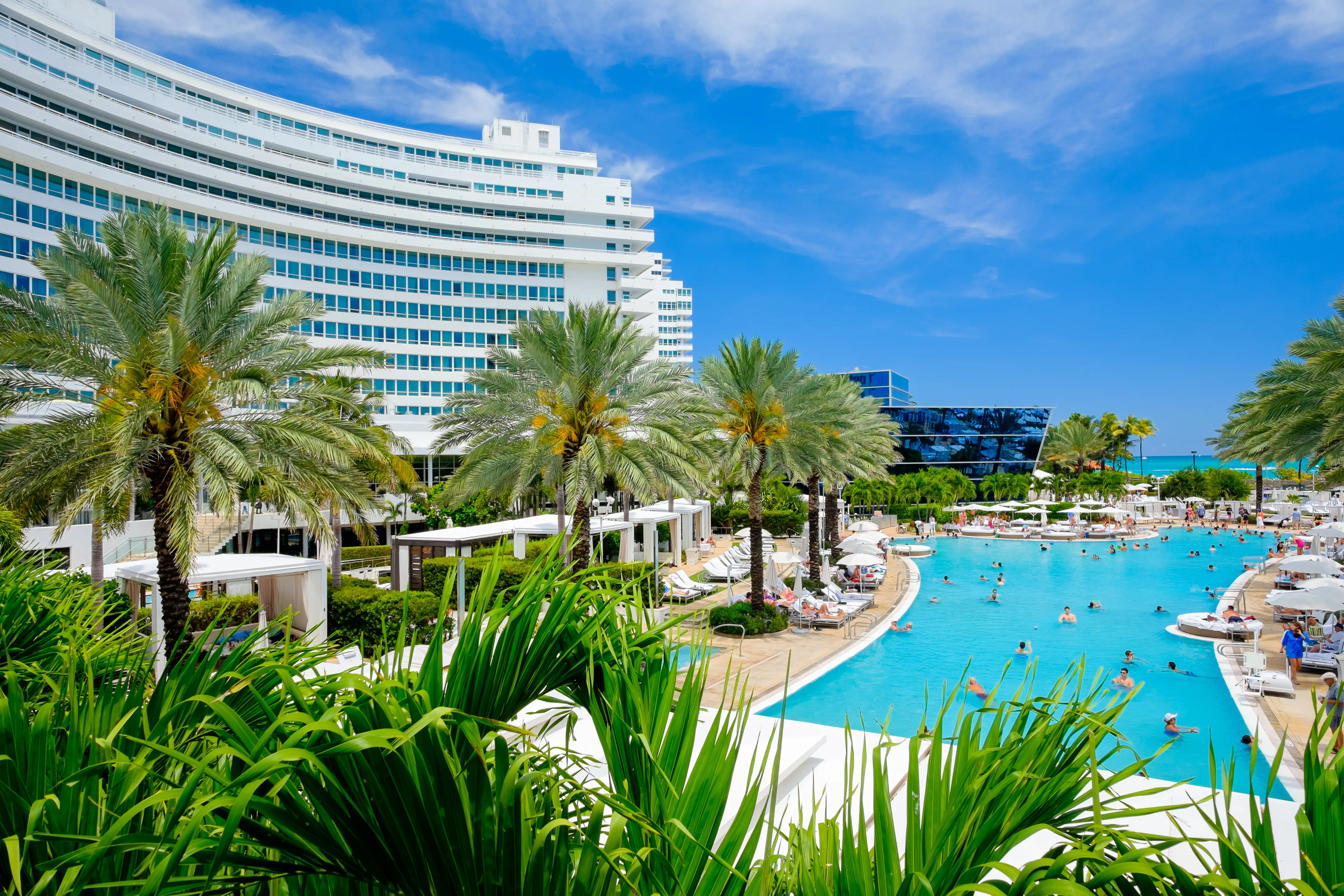 I stayed one night at the Fontainebleau in Miami Beach, and now I understand why it's so iconic.