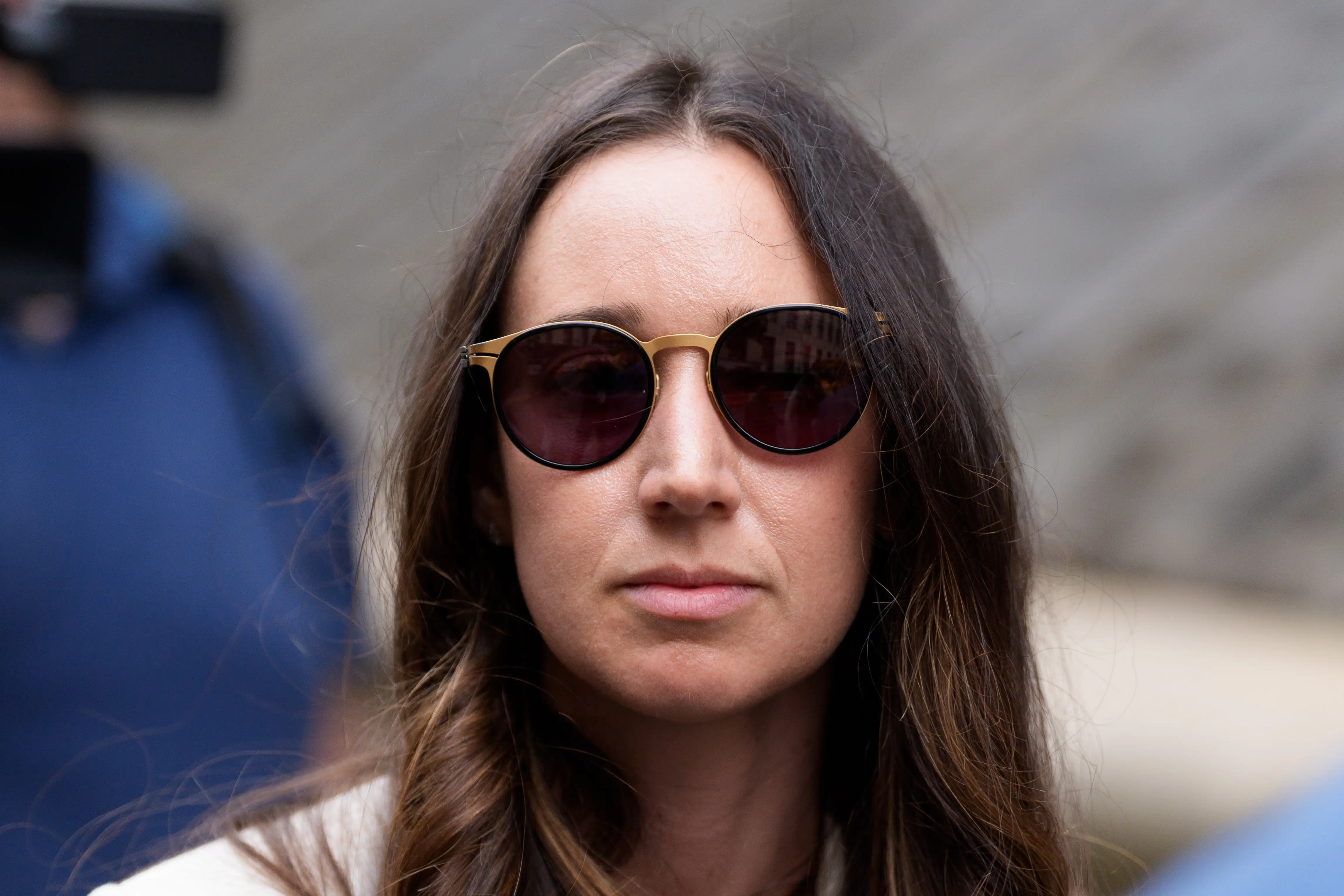 Charlie Javice, founder of Frank wearing sunglasses.
