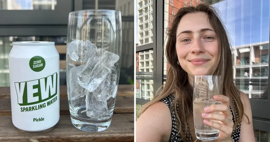 Pickle-flavored sparkling water is here. Here’s my verdict as a lifelong pickle fan.