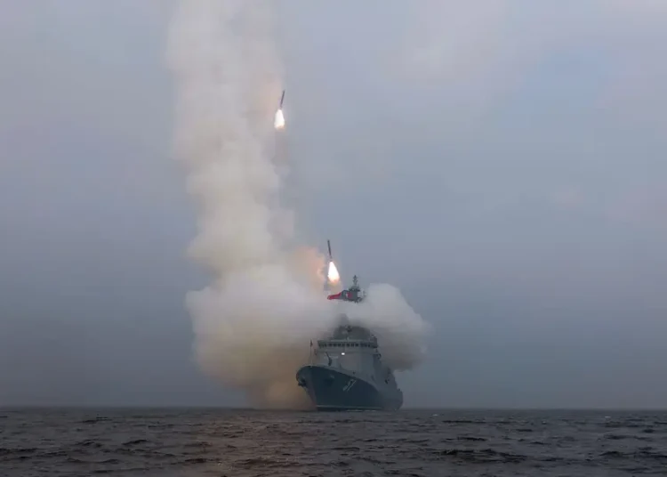 A year after a disastrous maiden launch, North Korea’s new destroyer is up and firing its guns