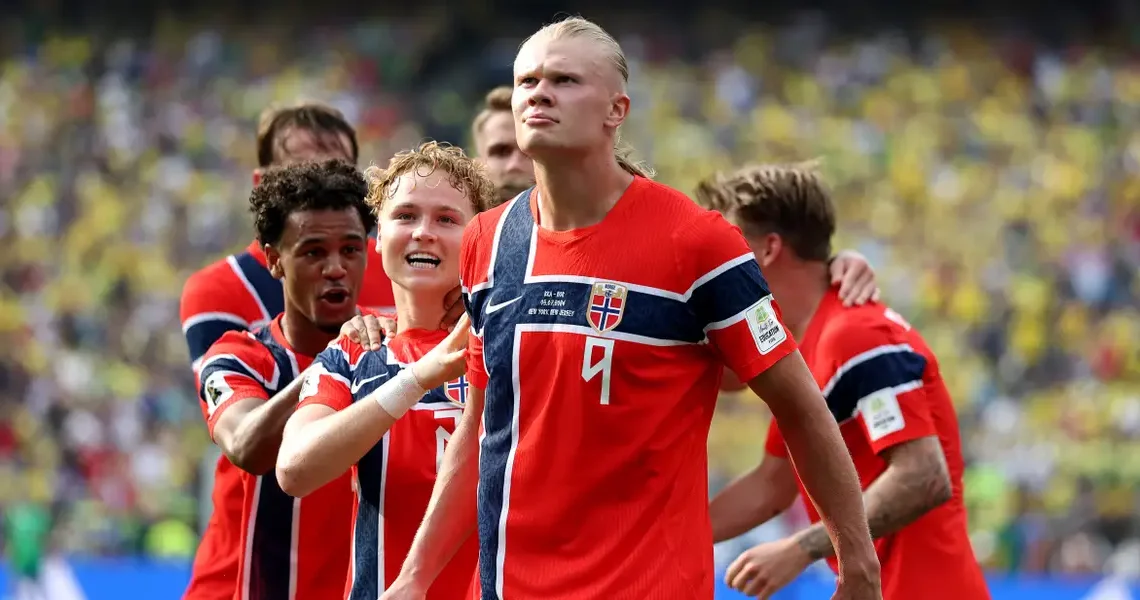 Steak, blue-light glasses, and a morning stroll: The health hacks of Norway’s 6-foot-5, 200-pound soccer star