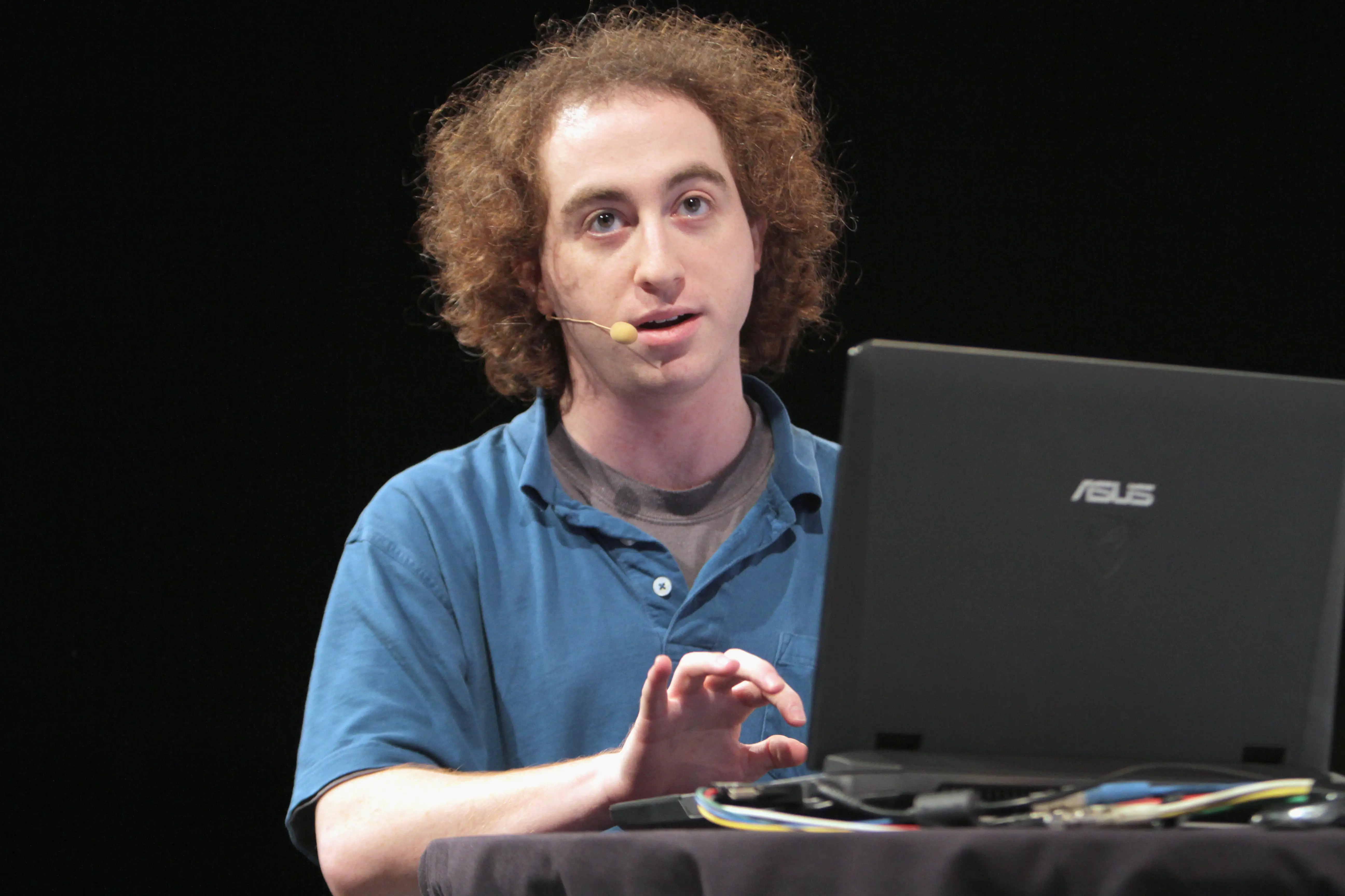 Midjourney founder David Holz is pictured.