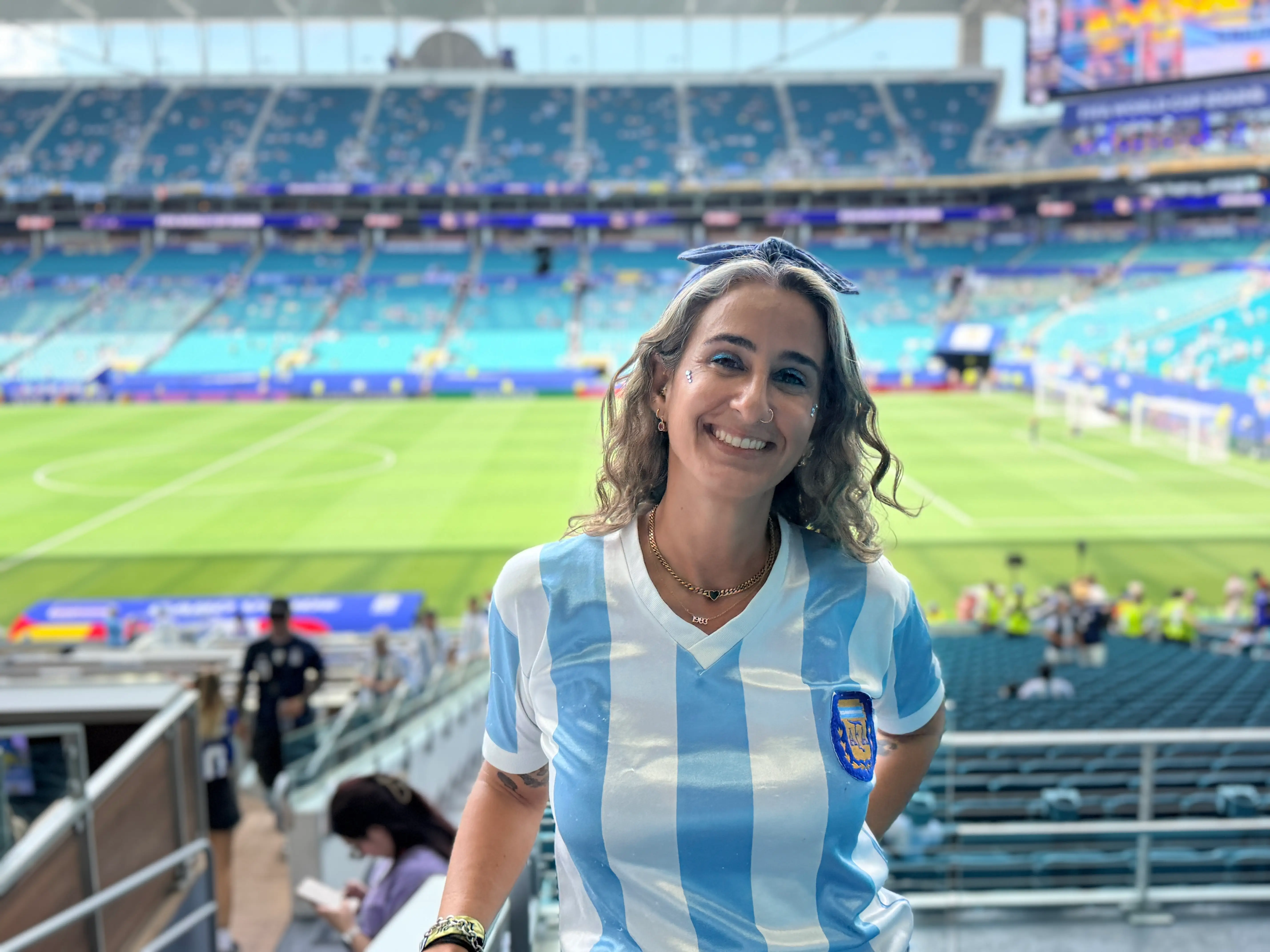 Woman at World Cup