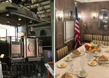 Before Air Force One, US presidents traveled aboard a luxury train car. See inside the ‘White House on wheels.’