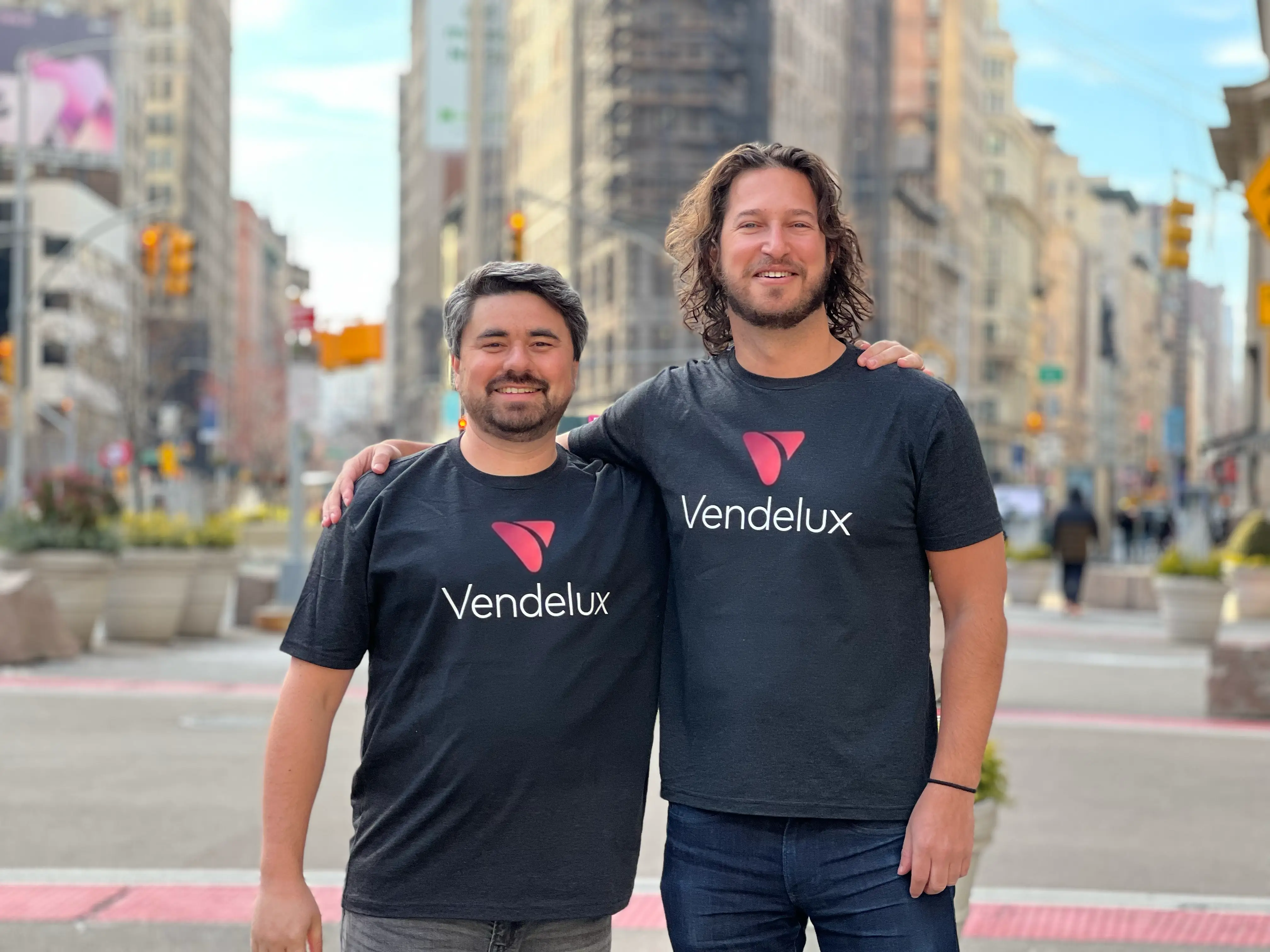 Stefan Deeran (left), co-founder of Vendelux, and Alex Reynolds, co-founder and CEO of Vendelux.