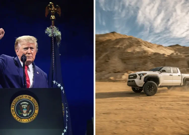 Trump takes credit for Toyota moving some truck production from Mexico to Texas: ‘That’s what tariffs do’