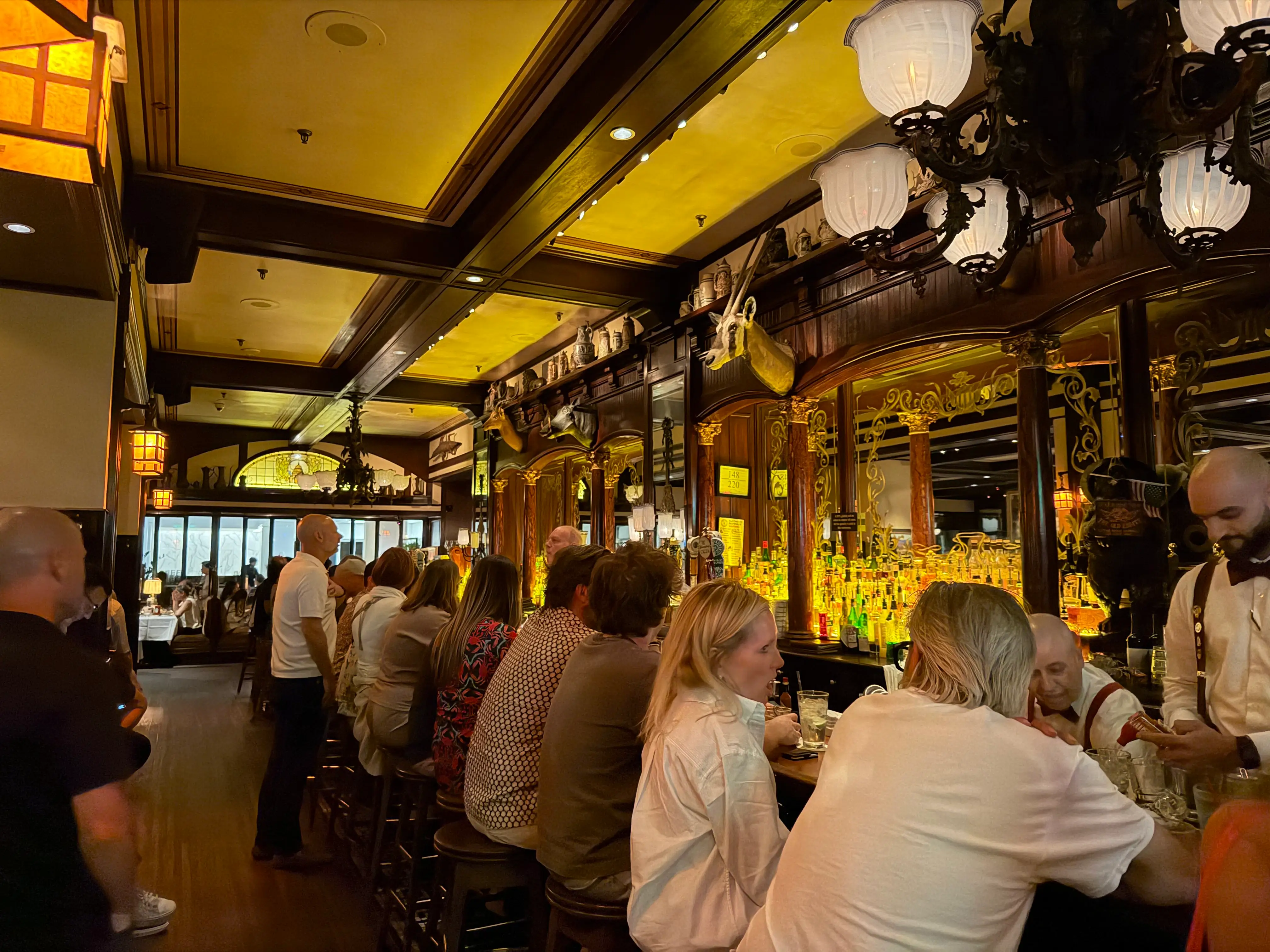 Bar inside Old Ebbitt Grill in Washington, DC