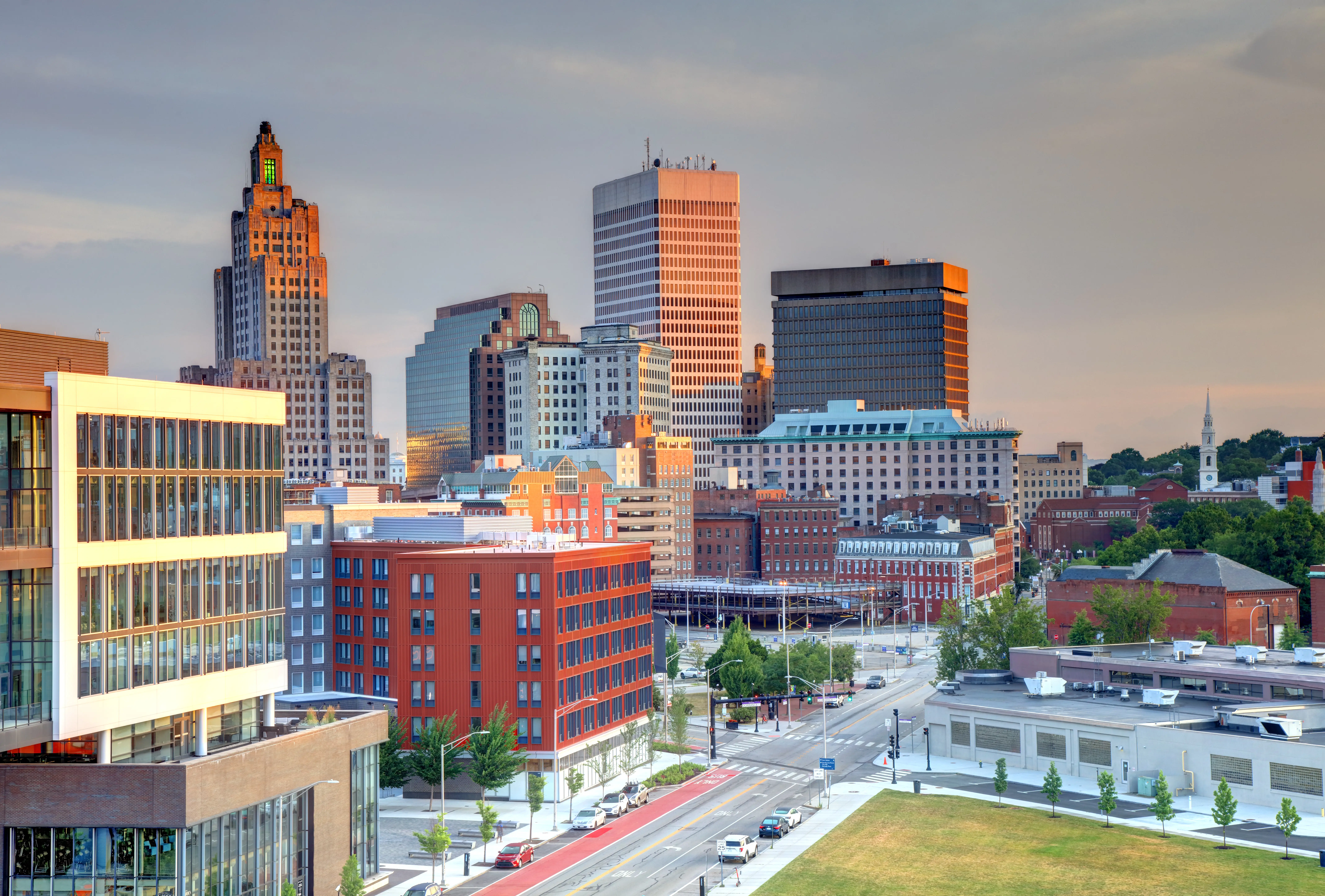 Downtown Providence, Rhode Island.