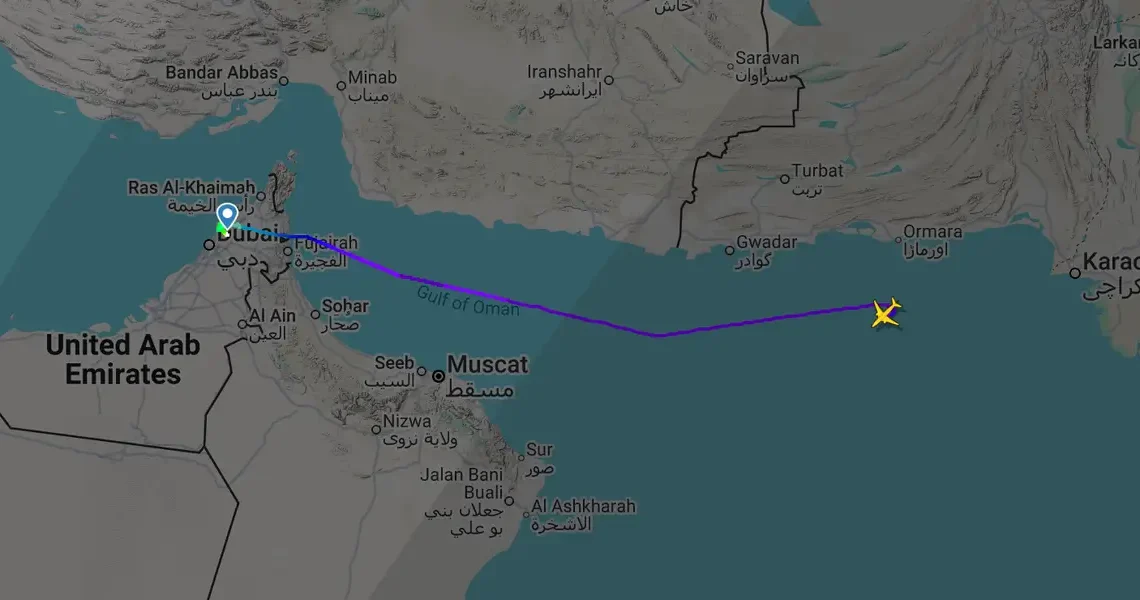 A Boeing 737 plane has disappeared off the coast of Pakistan