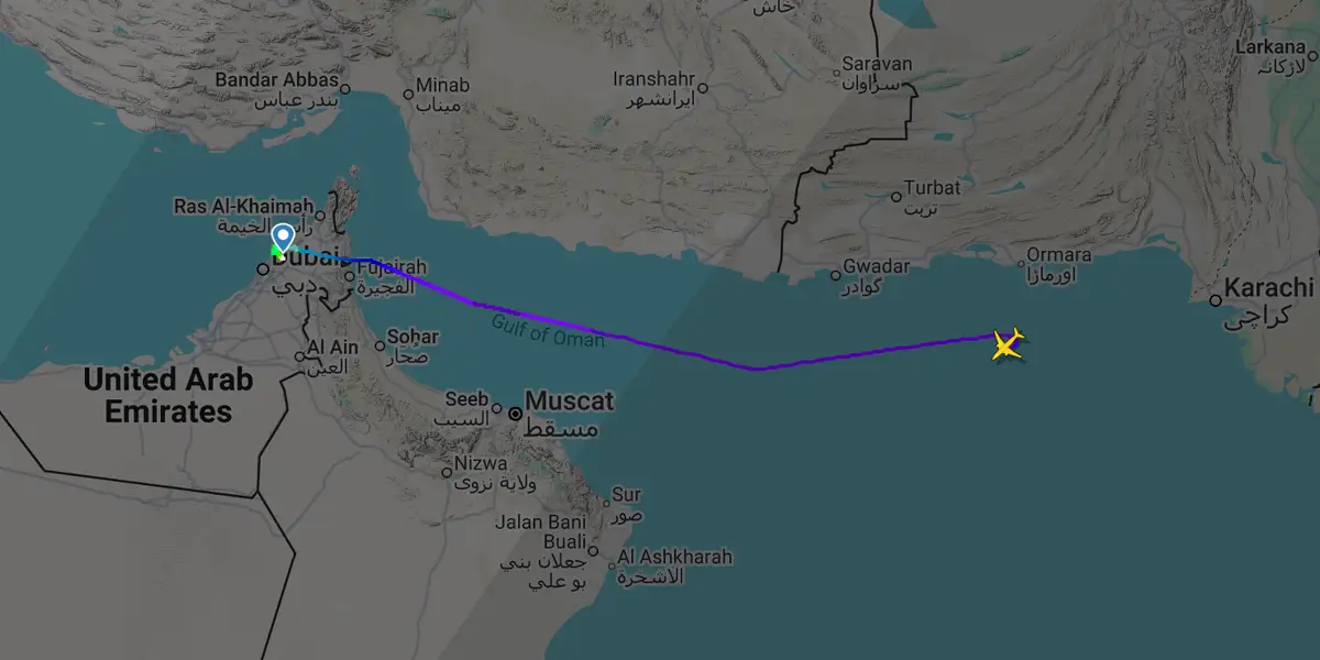 A Boeing 737 plane has disappeared off the coast of Pakistan