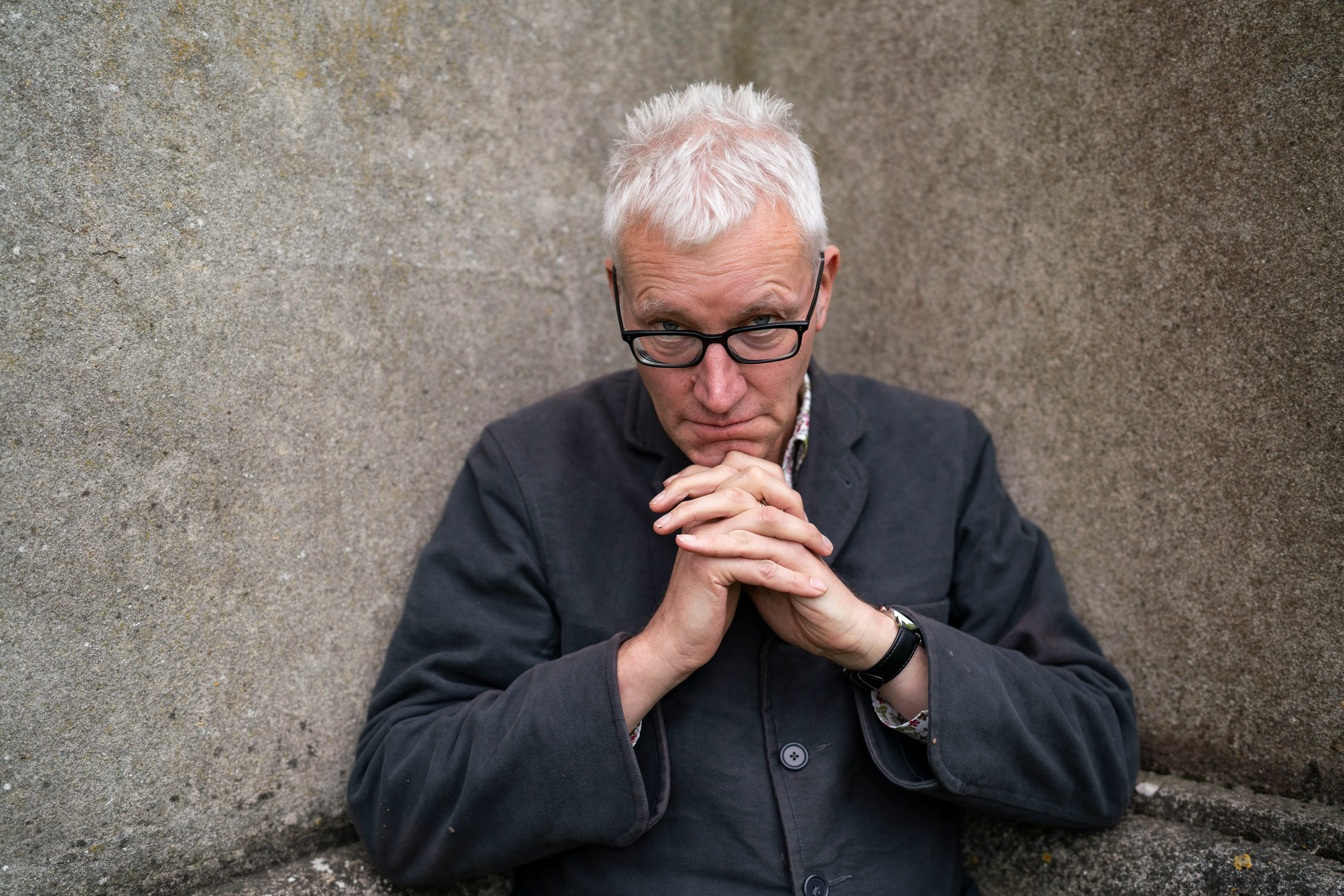 Tom Holland, historian, looks pensive