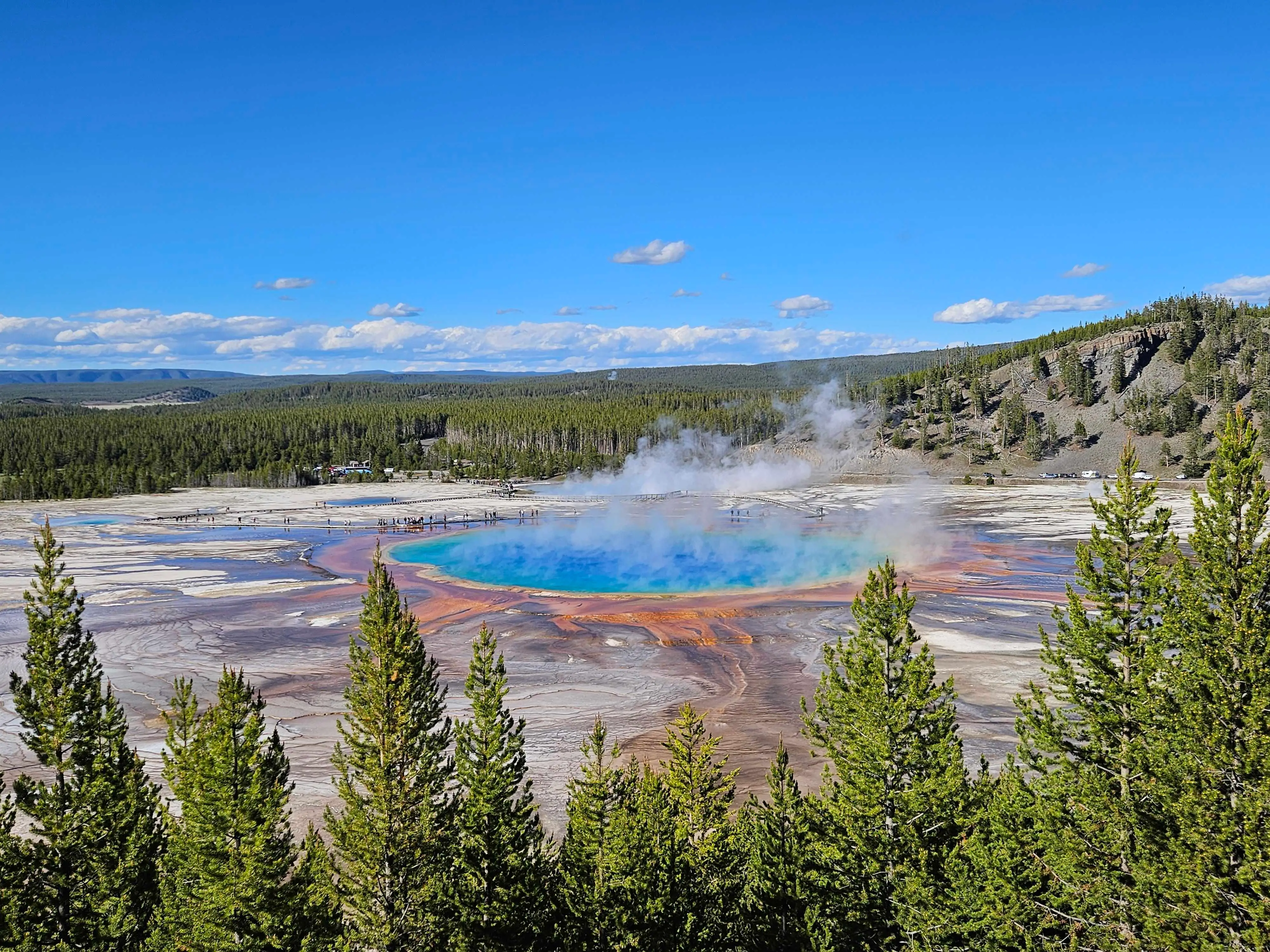 Grand Prismatic Spring at Yellowstone