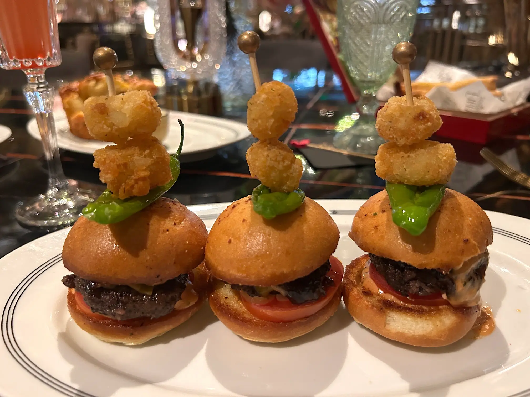 Wagyu Sliders at Pinky's by Vanderpump