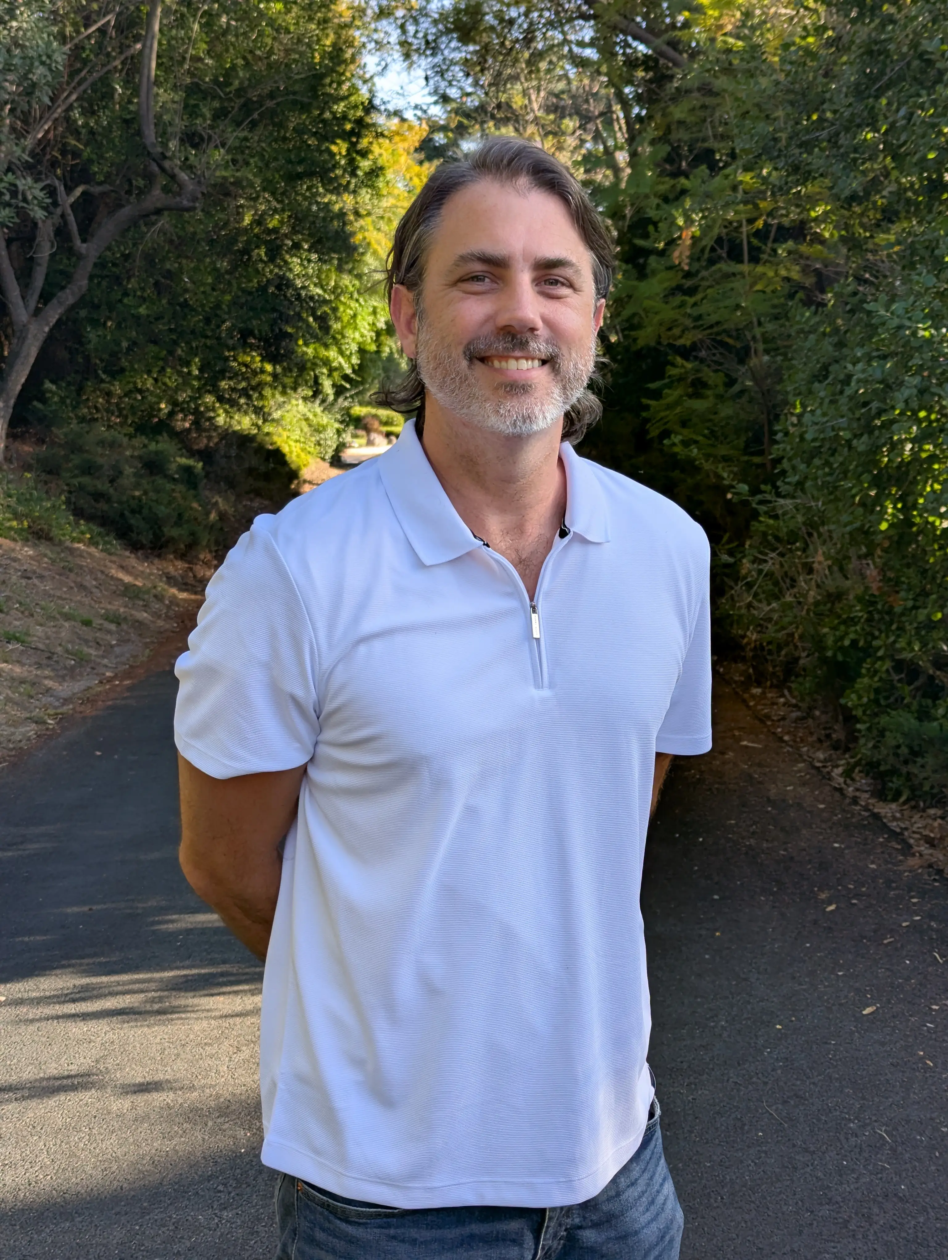 Brian Gordon, a civil site designer and former software developer, is pictured.