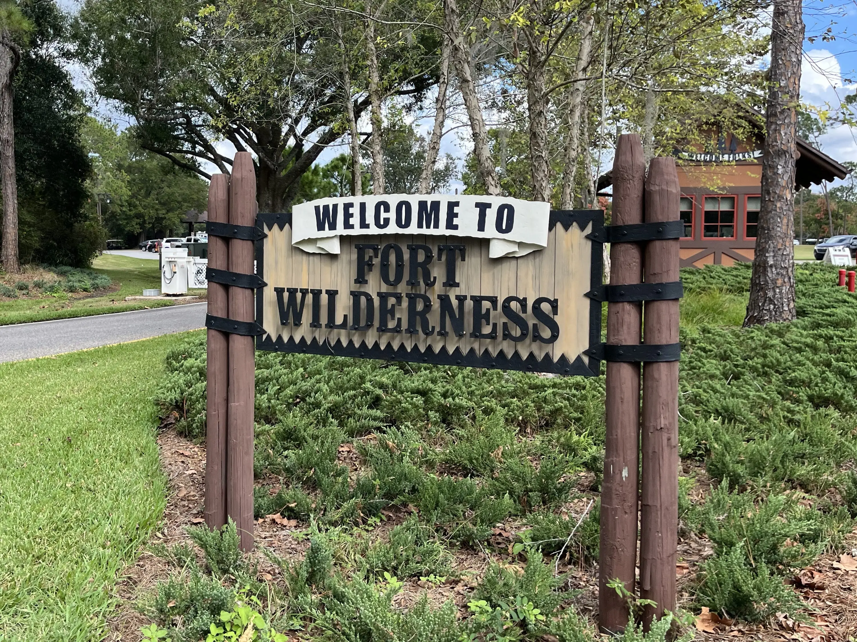 Welcome to Fort Wilderness sign