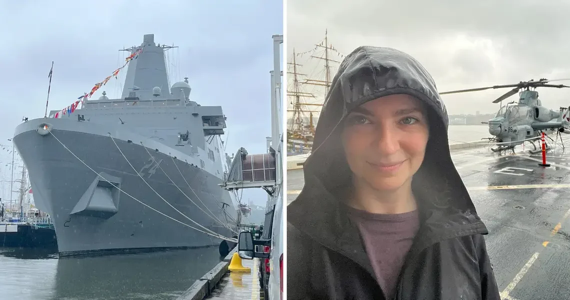 I toured the USS Arlington, an active US Navy warship. Here are the photos I was allowed to take.