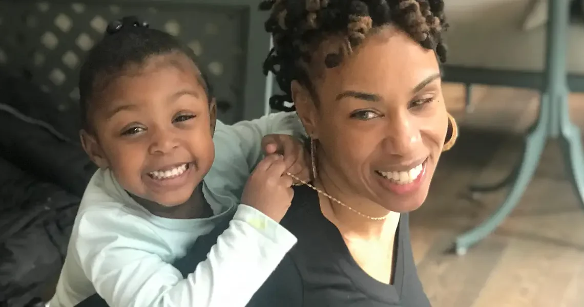 I lost most of my vision after having my daughter. It didn’t change the kind of mom I wanted to be.