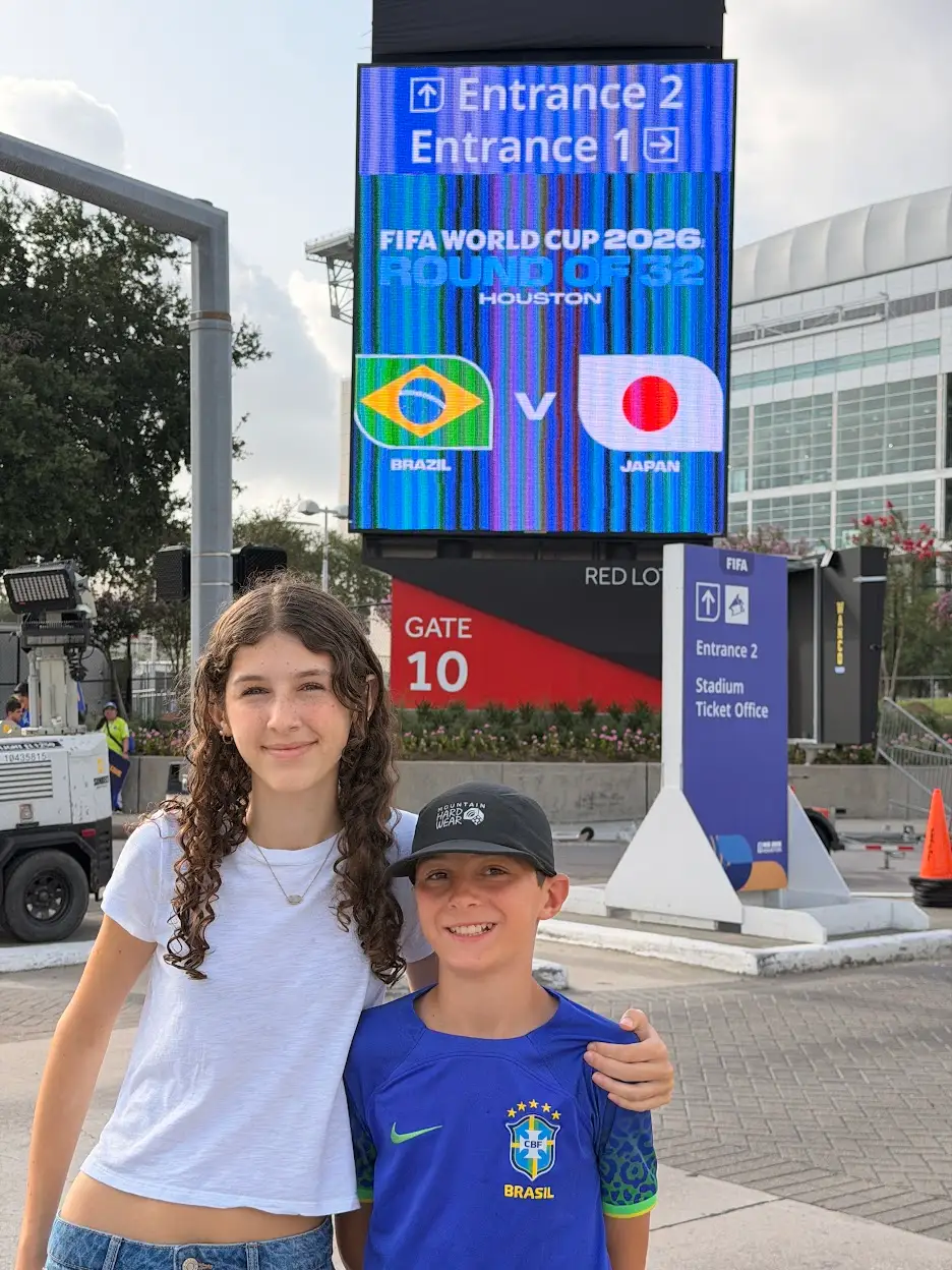 the author's son and daughter