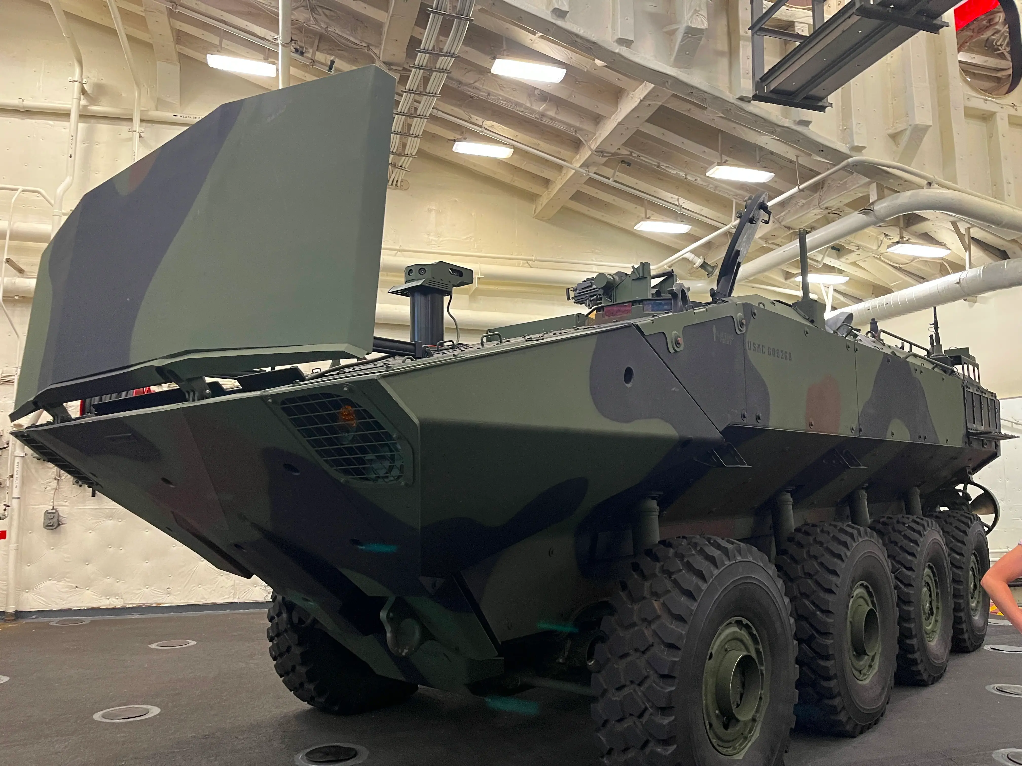 An Amphibious Combat Vehicle, or ACV.
