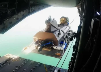 The UK Navy is hurling drone boats out of planes at 1,300 feet to solve one of their major drawbacks
